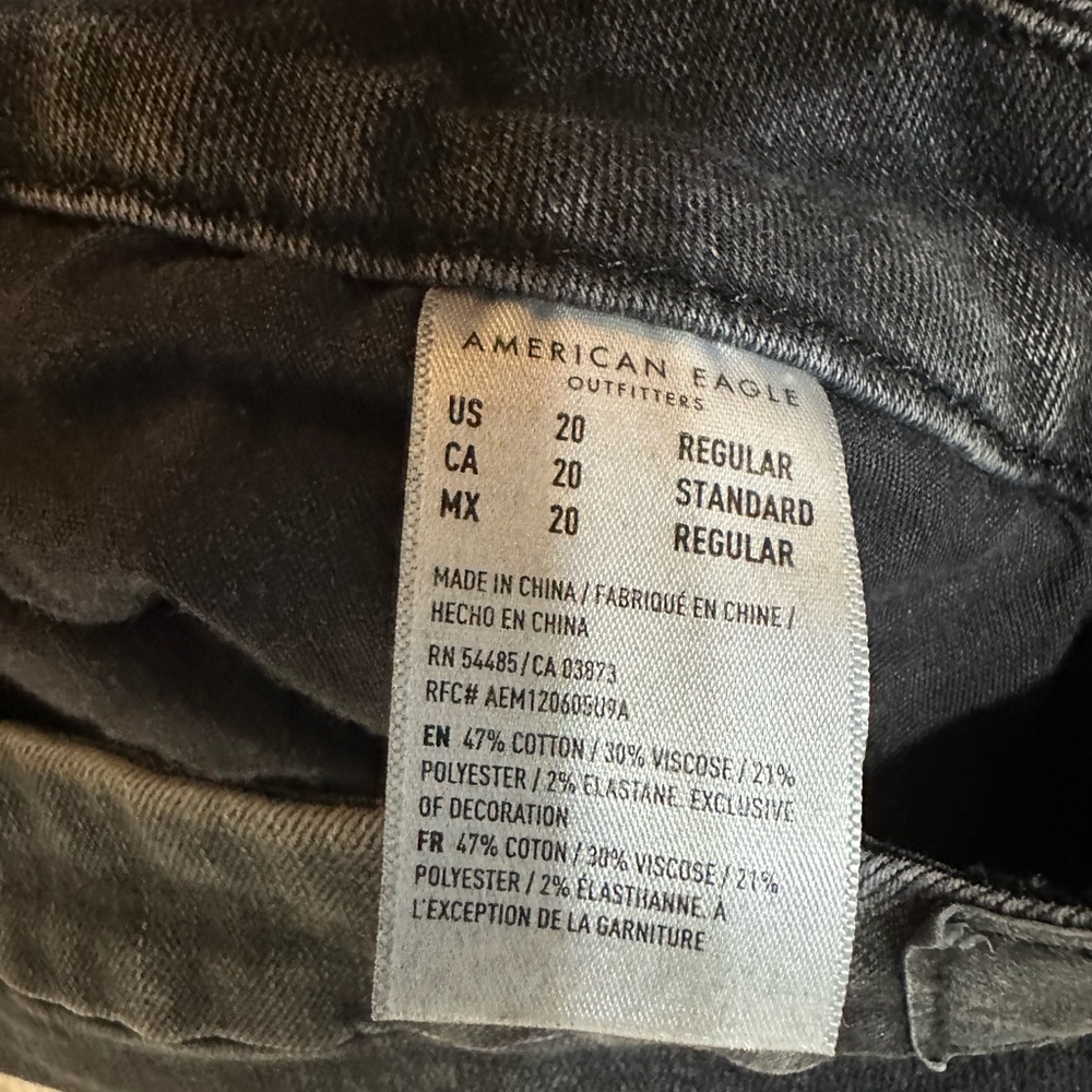 American Eagle Outfitters Charcoal Denim